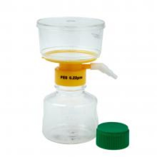 250mL Filter System, PES Filter Material, 0.22?m, 50mm, Sterile