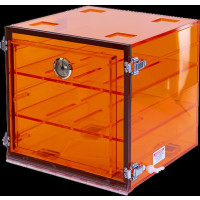 Plas Labs Desiccators, Amber acrylic 860-CGA/NS