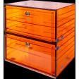 Plas Labs Desiccators, Amber acrylic 862-CGA/NS